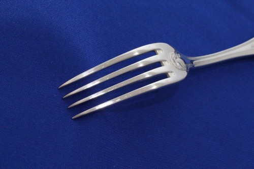 Tenedor de postre ONE Ercuis LAURIERS plato plateado 6 3/4" FRANCIA - Imagen 4 de 6