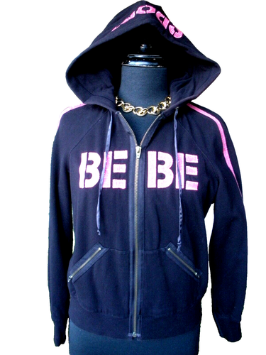 $138 Athleisure Barbiecore BEBE SPORT marrone rosa logo giacca sportiva Normcore L - Foto 1 di 6