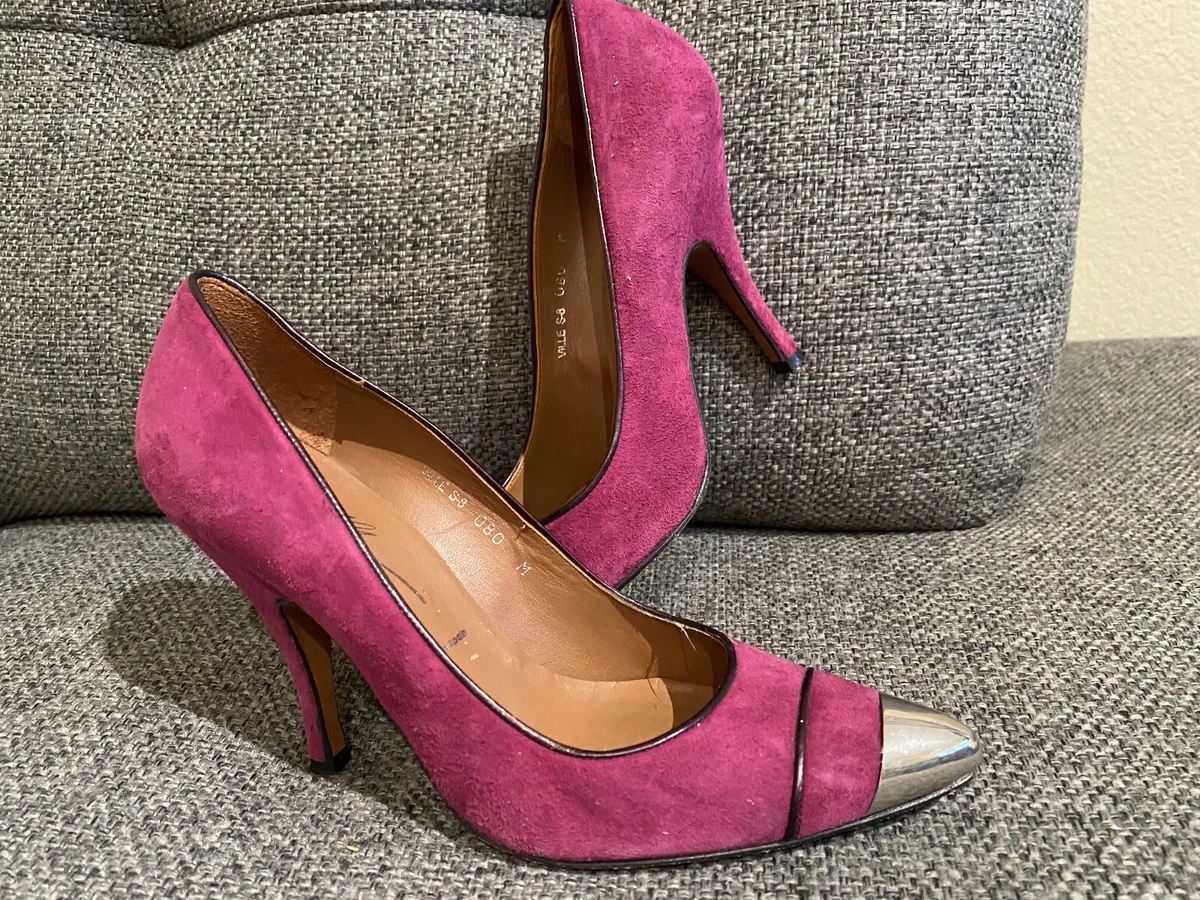 Magenta shoes best sale heels