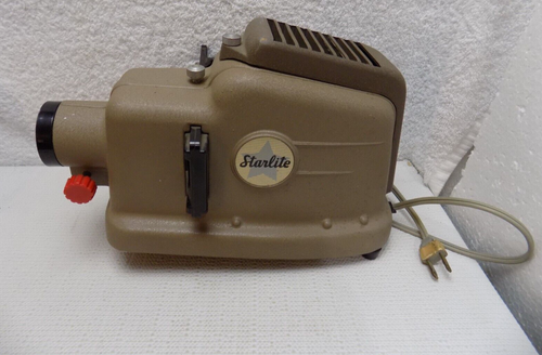 VINTAGE MANSFIELD PROJECTOR MODEL #832 / PRESTO-MATIC 2x2 SLIDE CHANGER -WORKING - Picture 5 of 13