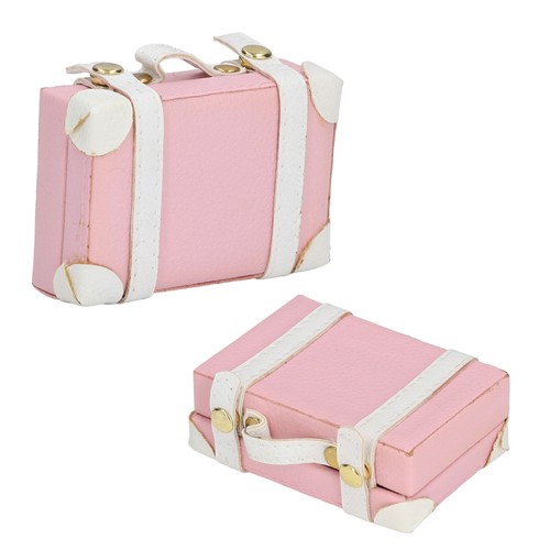 1:6 Fashion Dollhouse Luggage Metal Mini Doll Suitcase - Picture 7 of 12