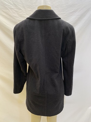 Lauren Ralph Lauren Women's Size 6 Grayish Black Double Breasted Peacoat - Picture 5 of 11