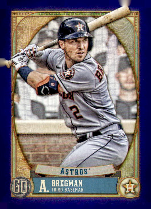 2021 Topps Gypsy Queen Indigo #101 Alex Bregman  SERIAL # 124/250