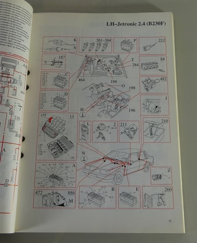 Manual De Taller Electricidad / Esquemas Eléctricos Volvo 740 Año 10/1989 - Imagen 2 de 3