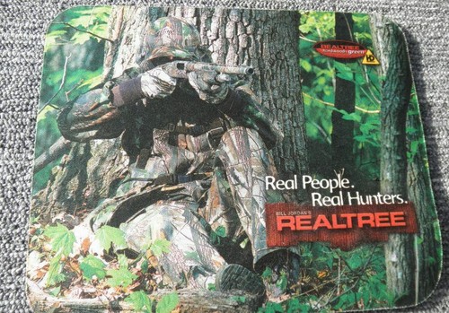 NEW (OPEN) BILL JORDAN'S REALTREE "MOUSE PAD" CAMO HARDWOODS GREEN (9 X 7.25) - Picture 1 of 5