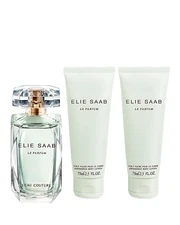 Elie Saab L'Eau Couture 3.oz / 90 ml Eau de Toilette And 2 Body Lotion Gift Set