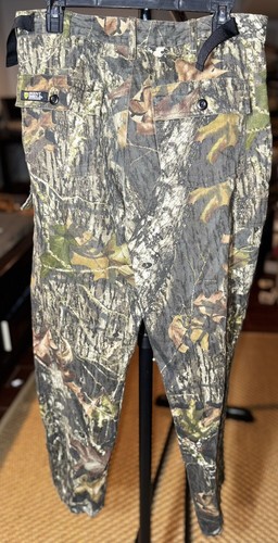 Scent Shield Pants mens Medium Green Camo Cargo Adjustable Hunting Large - Picture 10 of 13