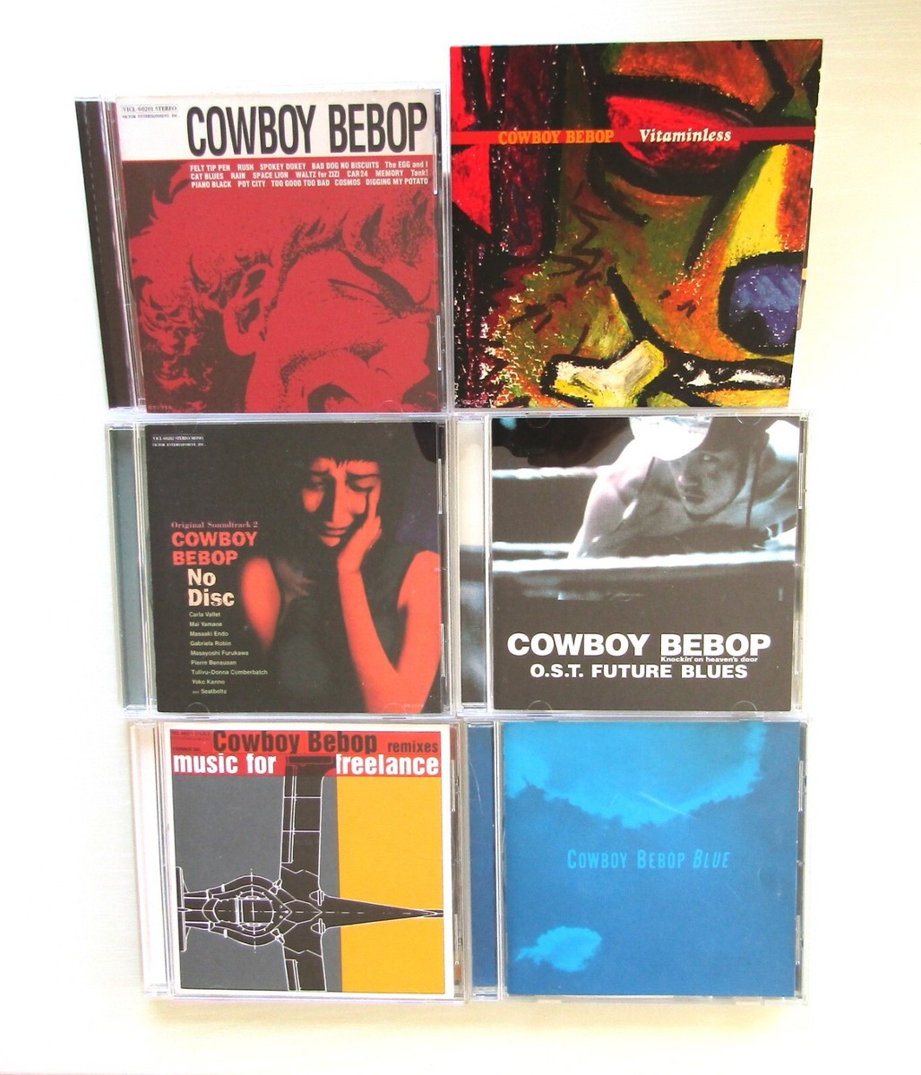 COWBOY BEBOP CD No Disc, BLUE, Remix set of 6 CDs Yoko Kanno