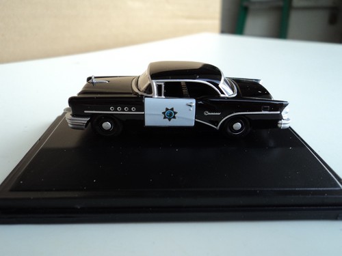 OXFORD 1955 BUICK CENTURY CALIFORNIA HIGHWAY PATROL CHP 1/87 HO - Picture 4 of 6