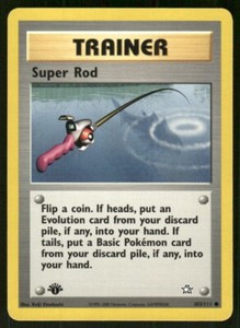 Pokemon Tcg Neo Genesis WOTC NM Regular Super Rod [1st Edition] #103