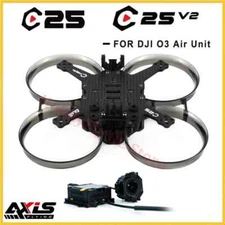 Axisflying C25 V2 2.5inch Carbon Fiber FPV Drone Frame KIT Cinewhoop Support O3