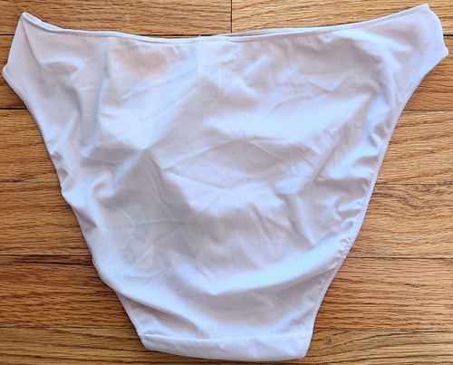 Maidenform Tanga NO SHOW Vintage New 1 Pair BRIEF PANTY PANTIE sz 7 Beige #40381 - Picture 3 of 4
