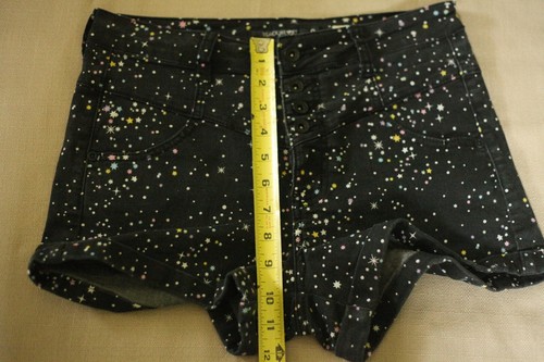 Blackheart Sz 9 Star Print High Rise Womens/Junior Shorts 4 Pockets 2.5" Inseam - Bild 11 von 12