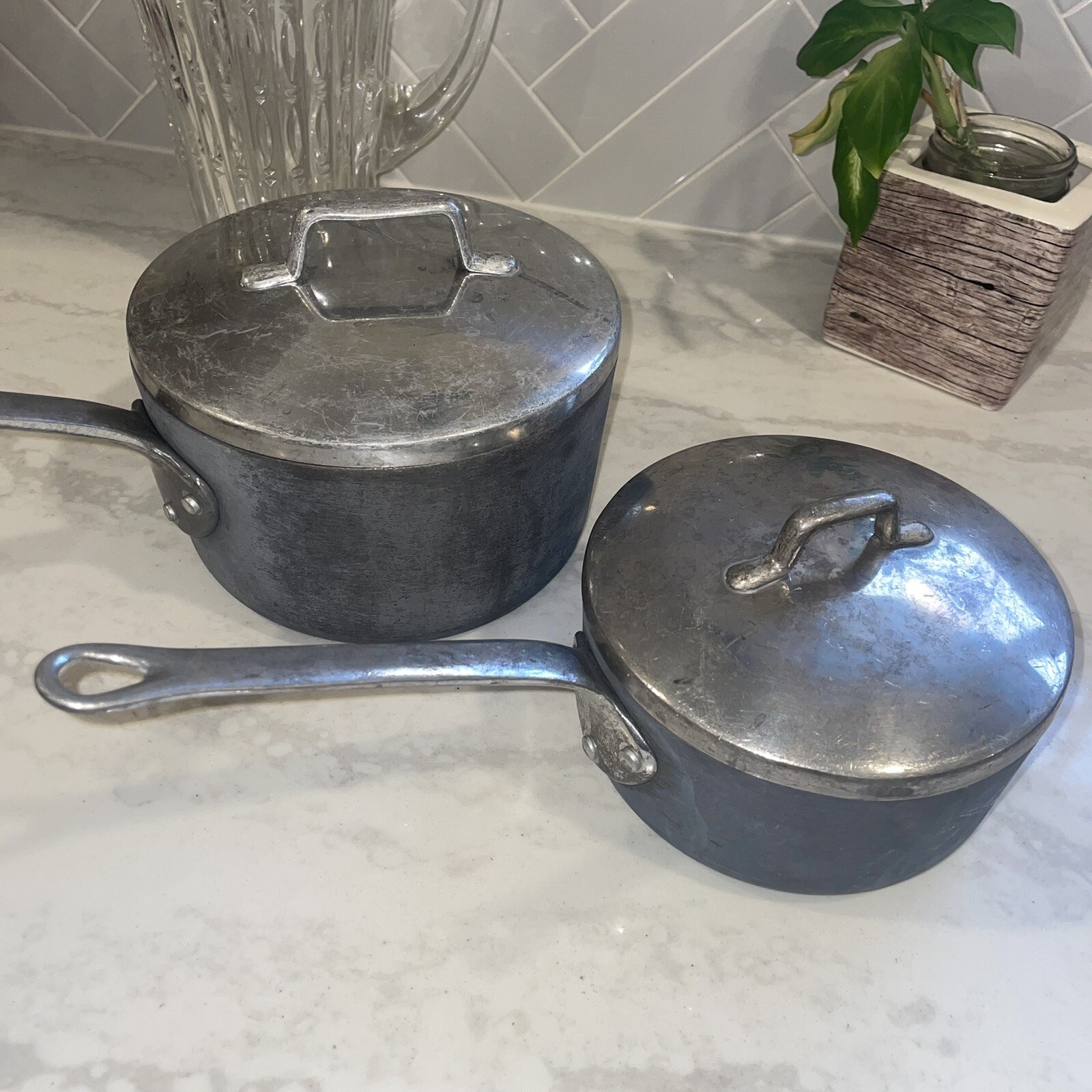 Magnalite GHC Professional 2 QT & 1 Quart Anodized Aluminum Saucepan