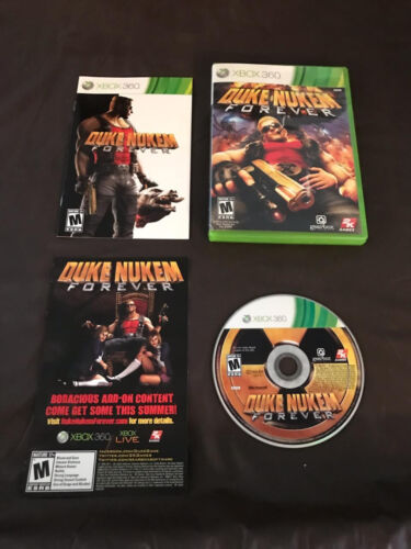 Duke Nukem Forever CIB Xbox 360 *Tested* Great condition!