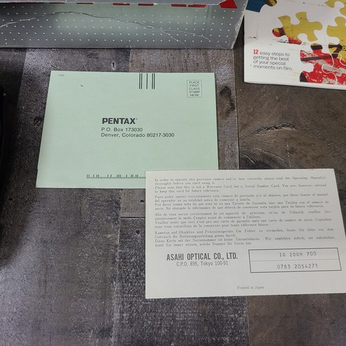 Pentax IQZoom 700 35mm Point & Shoot Auto Focus Film Camera with Box - Works - Picture 4 of 14