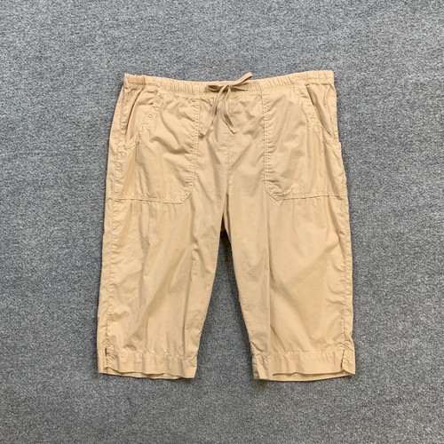 Fresh Produce Shorts Women S Small Scone Cotton Elastic Waist Drawstring Bermuda - Picture 2 of 9