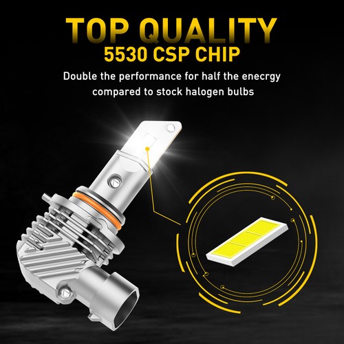 2-20PC HB3 9005 LED Headlight Super Bright Bulbs Kit 30000LM HIGH/LOW Beam 6000K - Bild 8 von 21