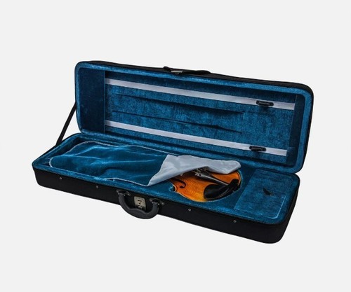 NEW Solid Wood Intermediate Plus 1/4 Violin VN302 w Oblong Case Bow Rosin String - Picture 5 of 5