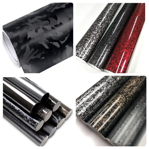 Car Vinyl Wrap FORGED Ghost Carbon Sticker Decal Film Bubble Free wrapping UK 5D - Picture 21 of 92