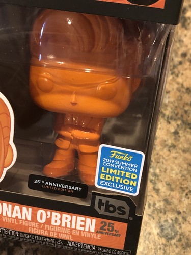 SDCC 2019 Funko Pop! Orange Conan O'Brien 25 - Picture 6 of 7