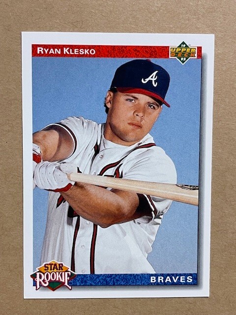 Ryan Klesko ~ ROOKIE 1993 Upper Deck #24 Atlanta Braves