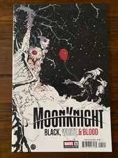 Marvel MOON KNIGHT BLACK, WHITE, & BLOOD #1 1st cover Last Living Priestess 9.4
