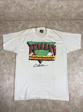 Vtg SCREEN STARS BEST T-shirt Single Stitch "ITALIAN ORIGINAL COLLECTION" Large