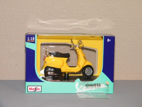 VESPA LXV 2013 JAUNE MAISTO 1/18 Ref 16887 - Foto 4 di 4