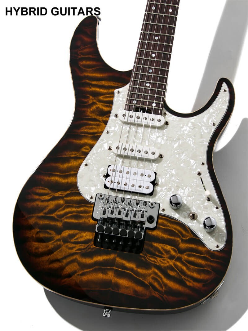 ESP Snapper CTM-24 FRT Snapper Tiger Eye Burst Made in Japan ESP Snapper CTM-24 FRT Snapper Tiger Eye Burst Made in Japan