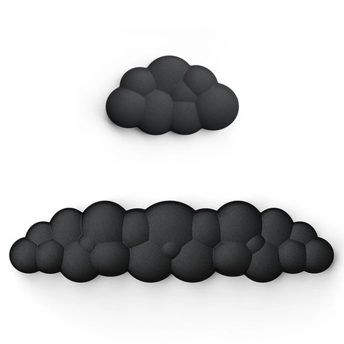 Mouse Pad With Wrist Rest Keyboard Cloud Anti-slip Desktop Office Gamer Mouse US - Picture 36 of 48
