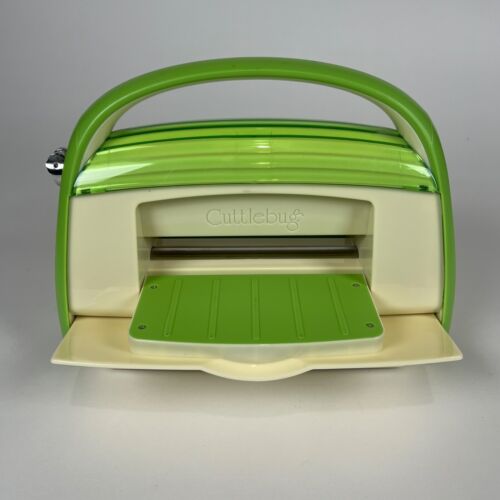 Cricut Cuttlebug Die Cutting Embossing Machine Crank Green **Machine Only** - Picture 4 of 7