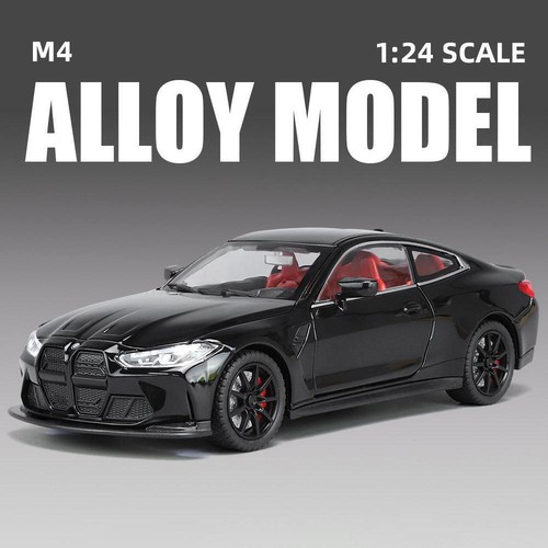 1:24 M4 G82 Coupe Alloy Sports Car Model, Diecast, Sound, Light, Kids Toy Gift - Picture 26 of 28