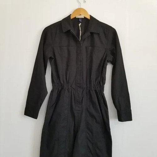 NWOT Universal Thread Black Coverall Long Sleeve Jumpsuit Size 4 - Picture 3 of 9