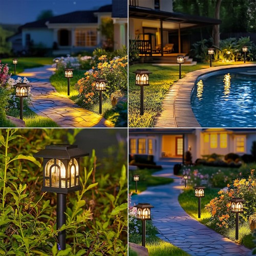 Gartenleuchte Solarleuchte Gartenlampe Außen LED Solarlampen Garten Balkon 8pcs - Bild 17 von 18