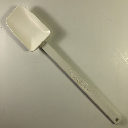 Pampered Chef Mini Mix N Scrape Spatula 9" Silicone Classic Scraper 1656 USA - Picture 1 of 8