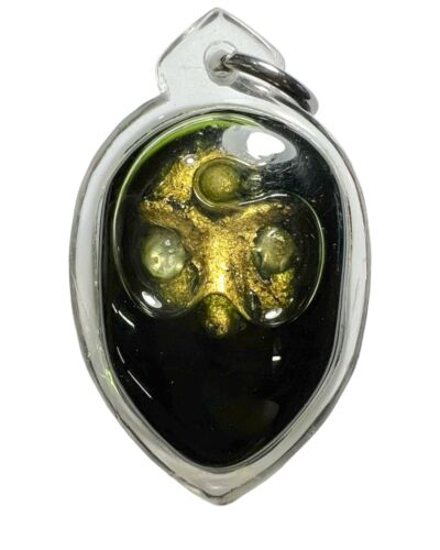 Dio della morte maschera affascinante cuore ardente, fortunato, amuleto, fetish, vittoria. - Foto 2 di 4