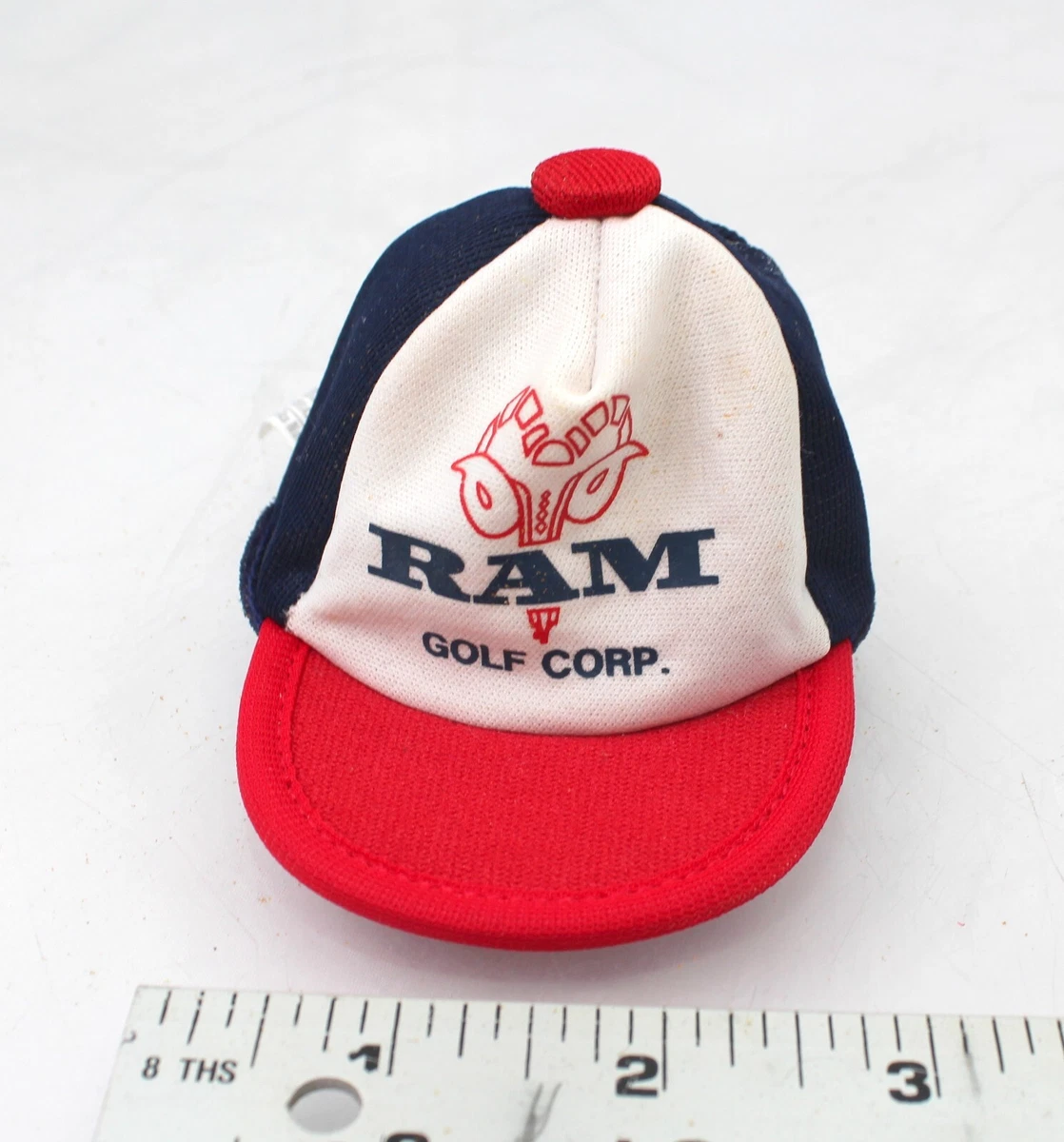 Ram Golf Corp Old Style Brand Doll Hat Baseball Style Cap Red