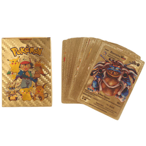 55 Stück für Pokemon Karte Folien karte Silber Gold Schwarz Mint Vmax GX Pikach~ - Bild 7 von 17