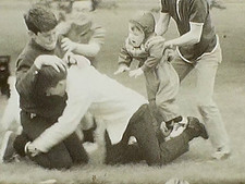 8mm Film Boys Roughhousing 1960s Home Movie Kids Playing Wrestling Brothers