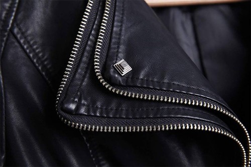 Xs Brand Jacket Gothic Women Black Leather Vegan New zqn68TBqw