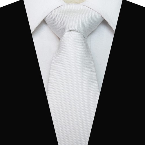 Men's Solid Color Wool Tie Pocket Square Tie Clip Set Winter Formal Wear - Picture 2 of 6