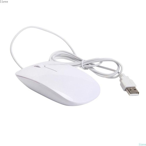 Mouse Black White Usb Wired Mouse Optical Mouse Computer Mouse Wired Mouse - Picture 4 of 14