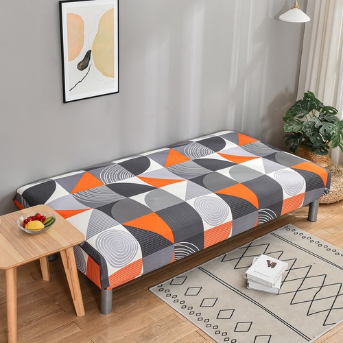 Armloser Schlafsofa Bezug Stretch Futon Schonbezug Klappsofa Möbel Schutz - Bild 27 von 57