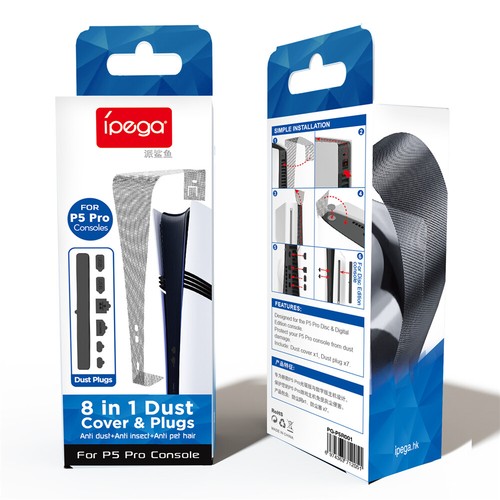 Dust Cover Game Console Anti Dust Plugs Ports Protector For PS5 pro Game Console - Picture 5 of 6