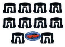 64-80 Ford AMC Front Windshield Rear Window Moulding Molding Trim Clip 10pcs Z