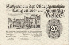 [#288125] Austria, Langenlois, 20 Heller, place, 1920, 1920-12-31, UNC, Mehl:FS 