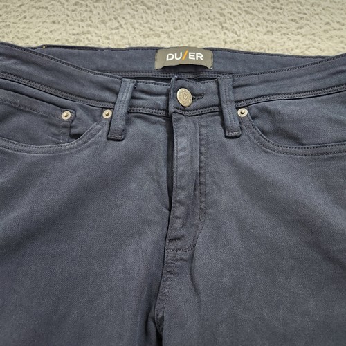 Du/er Duer Hose Herren 32x30 Blau Navy N2X Slim Fit No Sweat Stretch Chino Faded - Bild 4 von 19