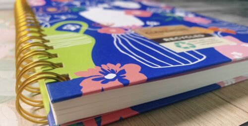 CLEMENTINE Journal Notizbuch Tagebuch groß 210 linierte Seiten Hardcover Doppelspirale - Bild 2 von 7