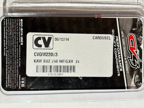 CV4 XCELDYNE VALVE GUIDES CVGM22003 KAWASAKI KX250F SUZUKI RMZ250 04-13 - Imagen 2 de 2